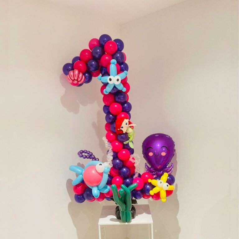 balloon number bouquet